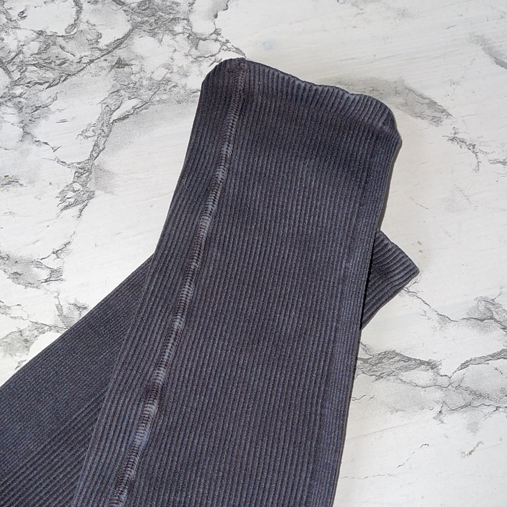 FP MOVEMENT BY FREE PEOPLE ULTRA HIGH RISE 7/8 LEGGING 4 WAY RIB STRETCH SZ M/L - Picture 10 of 16